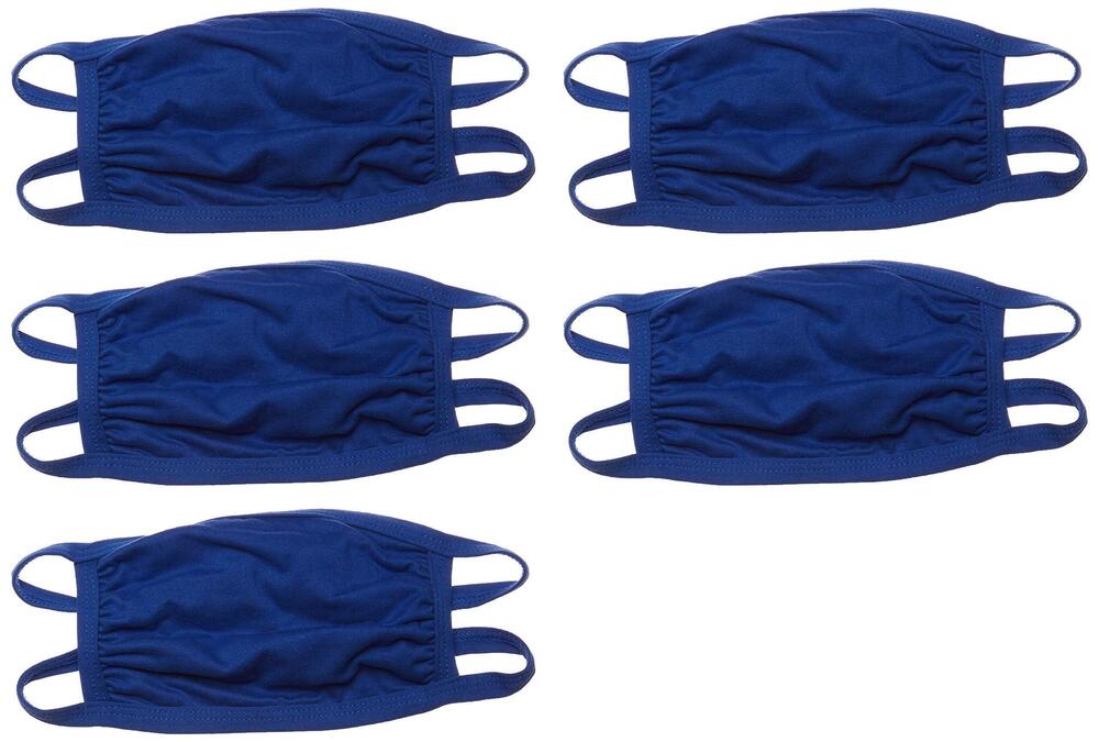 6547 Washable Fashion Face Mask, Royal, One Size fits All